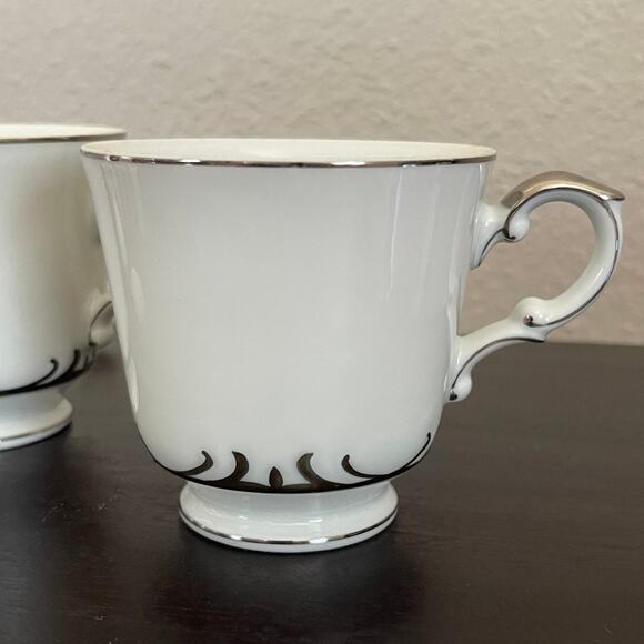 Vintage Set of 4 Style House Fine China EMBASSY Coffee Cups Japan - Picture 8 of 8